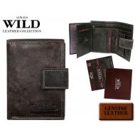 Meeste rahakott D1072L-MCRL BLACK, ALWAYS WILD, Nahast rahakotid